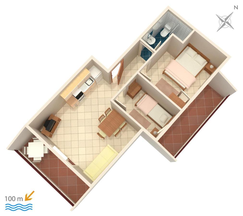 Apartments By The Sea Vinisce, Trogir - 5229 외부 사진